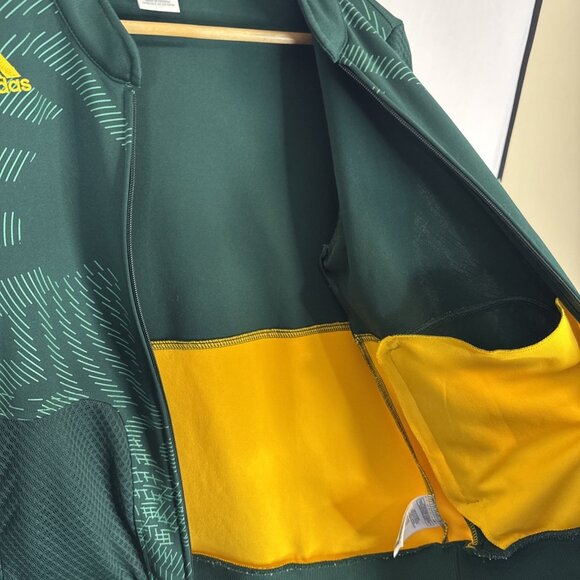 Adidas South Africa 2010 FIFA World Cup Track Jacket Green Yellow Men L Unisex - Picture 8 of 10